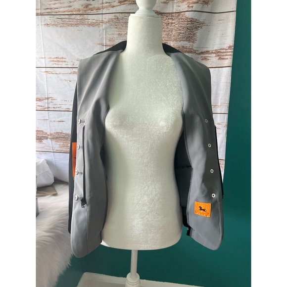 RJ Classics Palermo Orange Label Black Show Coat Size 0R NWT - Picture 13 of 16